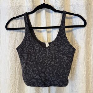 Lululemon Align Tank - Wild Thing Camo Deep Coal Multi - Size 4